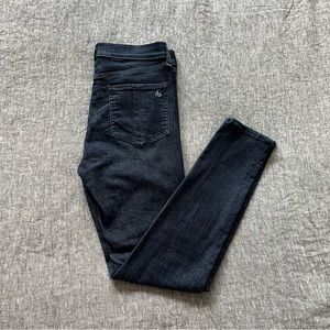 rag & bone high rise ankle skinny jeans